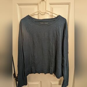 Women's XL Basin and Range long sleeve organic cotton tee. Washed and never worn